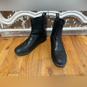 Ladies 9 Saxon Black Paddock Jod English Riding Boots